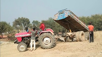 Soil Loading and Unloading Sonalika DI 750 Tractorvideo Digital Unload Facilities of Tractor | Part1