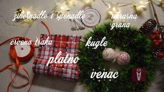 How to make New Year's door wreath / DIY Christmas