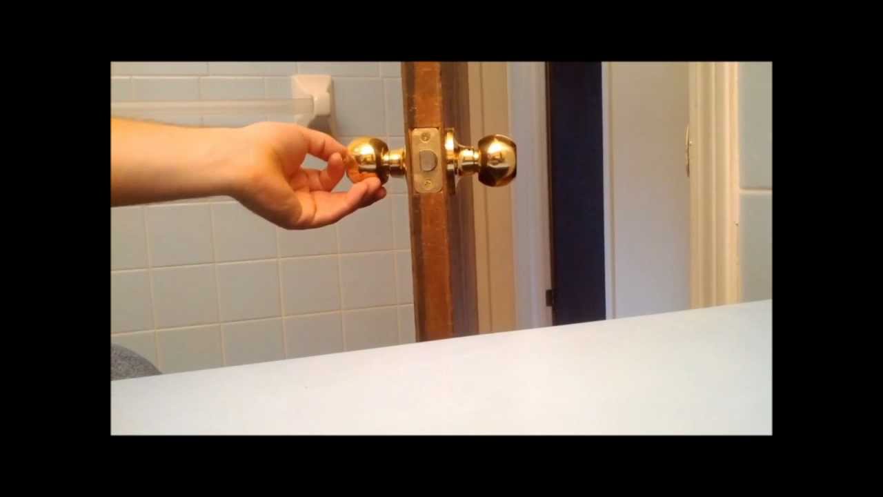 How To Install A Door Knob Or Replace An Interior Door