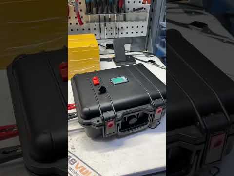 Аккумулятор в кейсе #аккумулятор #lifepo4 #battery  #12v