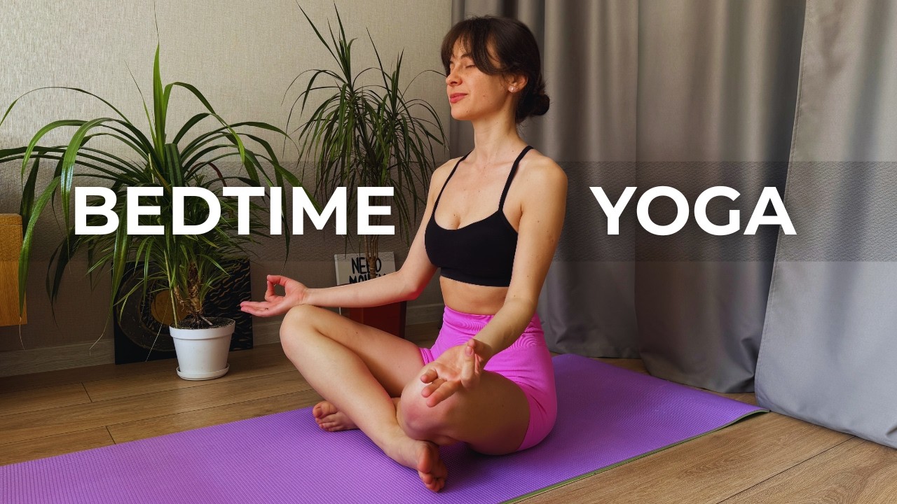 Bedtime Yoga Flow | Relax & Release Before Sleep - YouTube