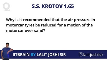 Krotov 1.65 | JEE Advanced | by Lalit Joshi Sir