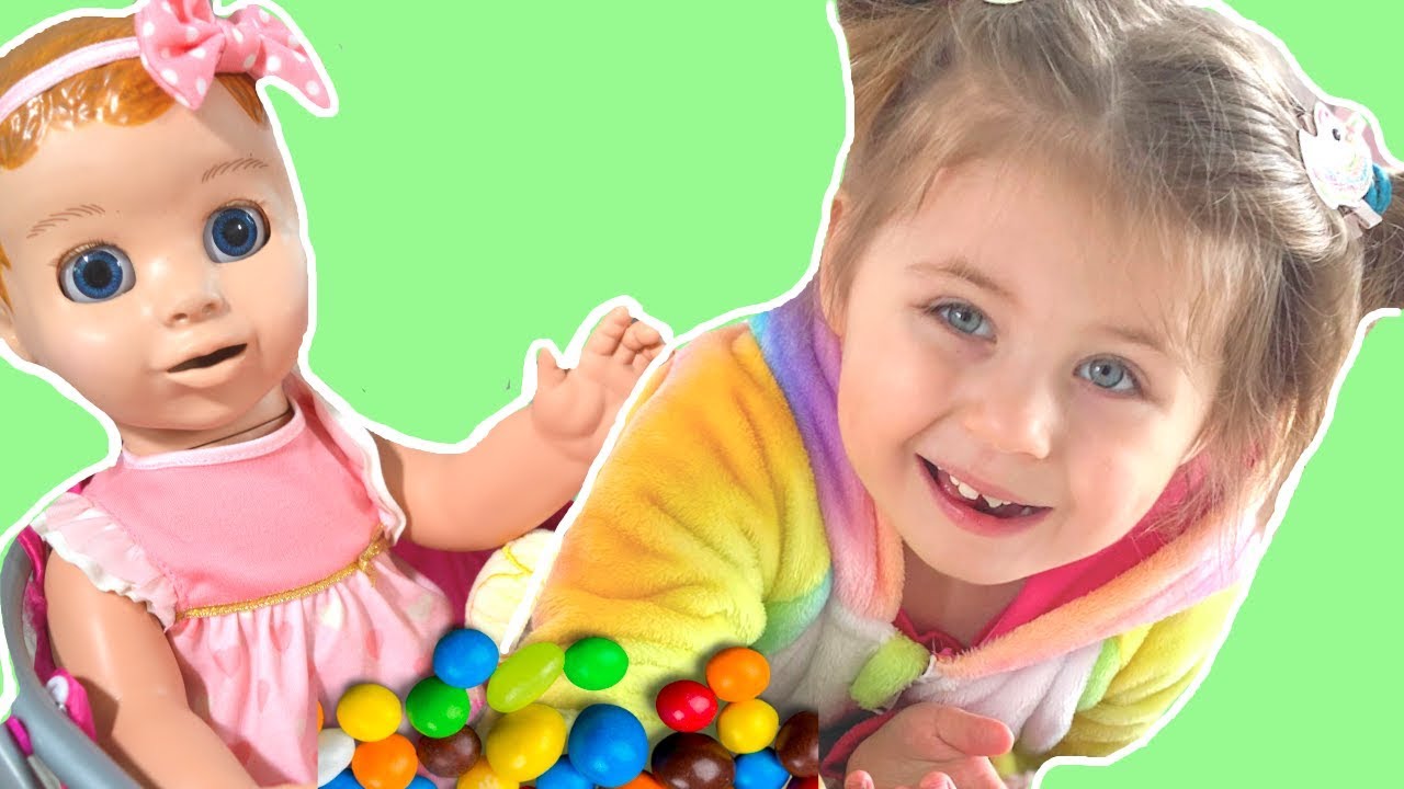 Emma pretend play with Baby and Parent 🙈 동요와 어린이 노래 Kids Song YouTube