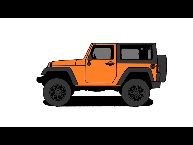 Isolated Jeep in Dense Forest Technical Drawing for Off-Road Driving Manual  | AI Image | PoweredTemplate | 124212 | PoweredTemplate.com