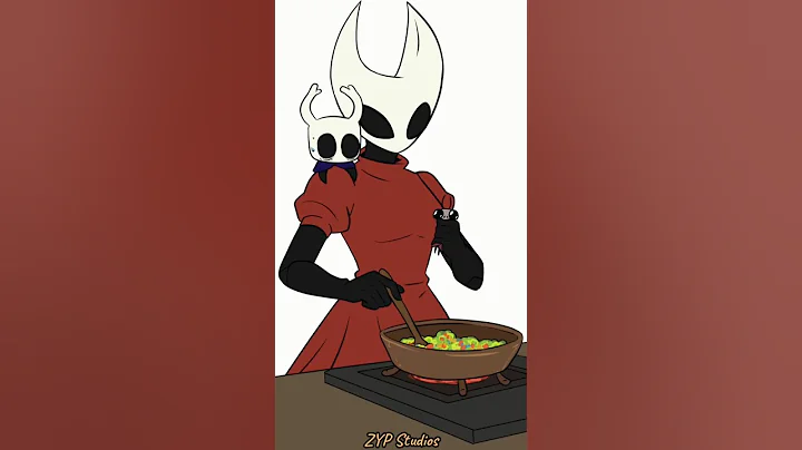 Hornet & Knight: Hornet Cocina... 🦗 Parte 2 #animation #meme #silksong #animacion #art #hornet