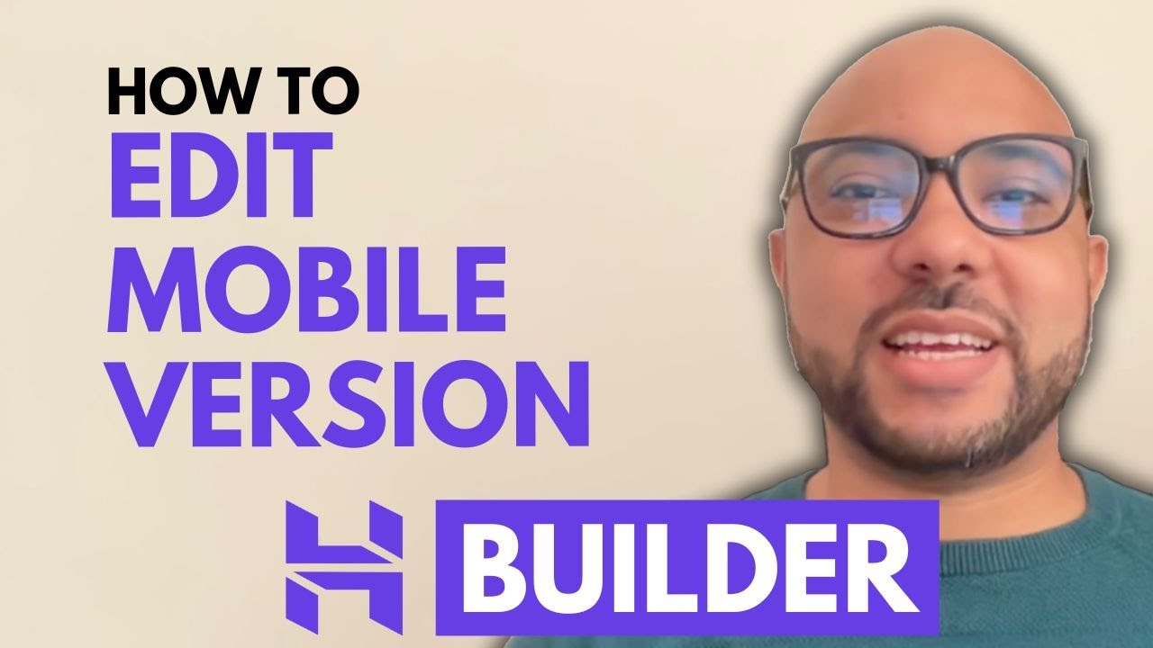 How to Edit the Mobile Version of a Website in Hostinger Website ...