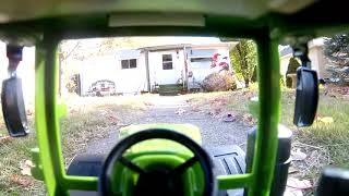 First run of the Double E rc tractor.  Full proportional steering and throttle upgrade.