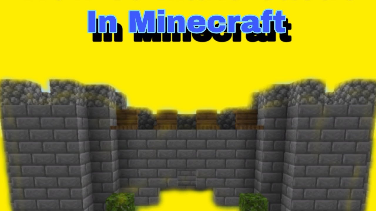 How To Make Castle In Minecraft | Minecraft Building Tutorial - YouTube