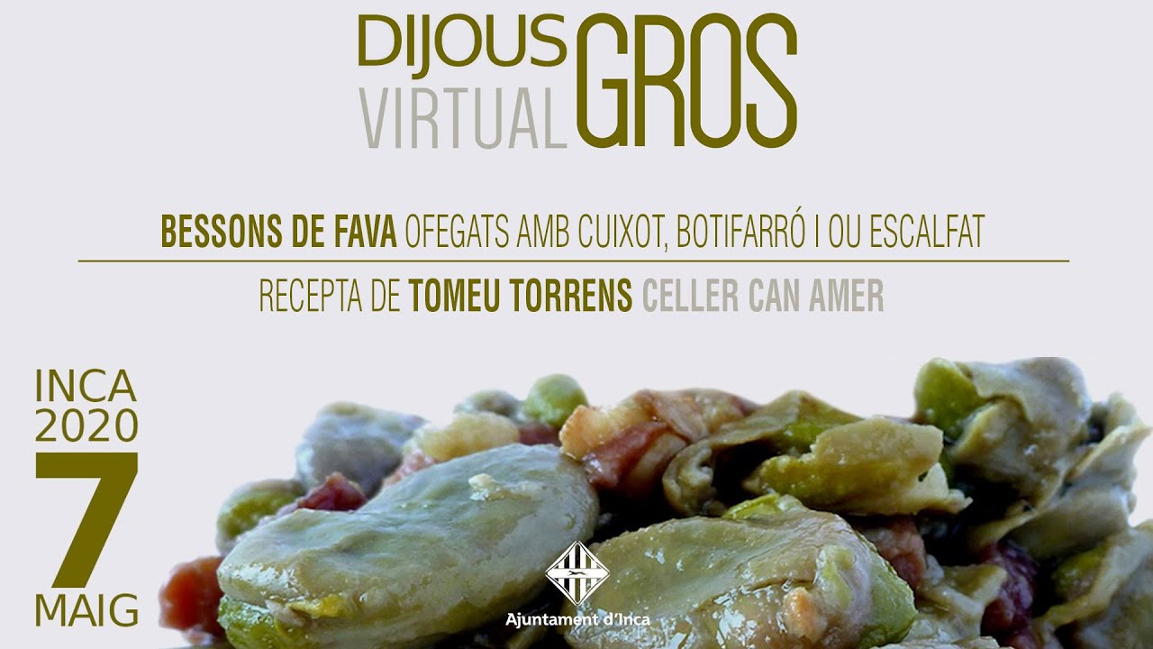 Bessons de Fava ofegats amb cuixot, botifarró i ou escalfat | Tomeu Torrens | Celler Can Amer