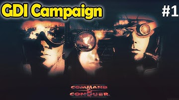Command & Conquer 1 : Tiberian Dawn (1995) - GDI Campaign | Gameplay Walkthrough - Part 1