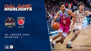Telekom Baskets Bonn vs. BMA365 Bamberg Baskets - Full Game Highlights - Spieltag 14, 25/26