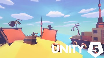 Unity 5 Speed level design - Low poly Islands