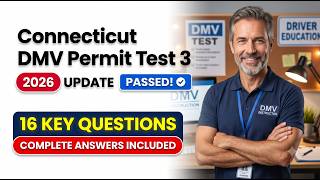 2026 CT DMV Permit Test 3: Pass 16 Real Exam Questions Now Questions and Complete Answers