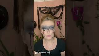 Queen of Ravens Halloween Makeup
