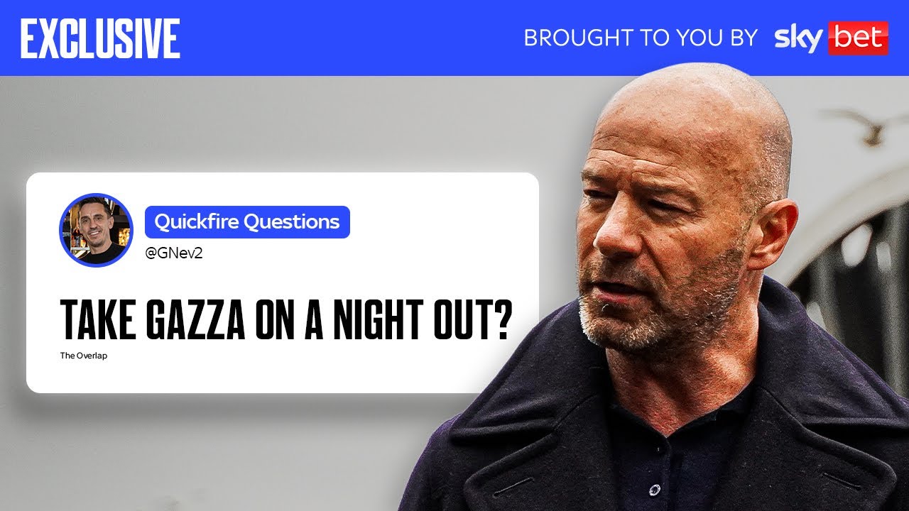 Alan Shearer’s 30 Questions with Gary Neville | Overlap Xtra - YouTube
