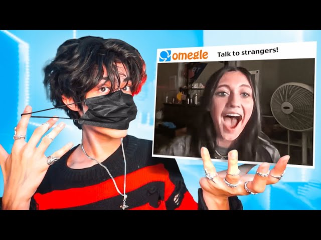 Strangers React to Face Reveal on Omegle! class=