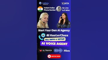 Ai calling voice agent setup masterclass india - start your own agency - #ultravox #bolna #plivo
