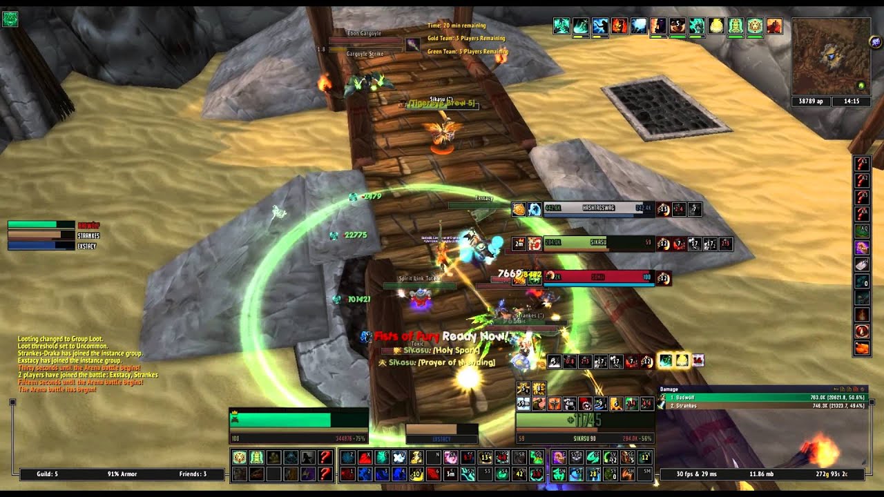ProfessorJay - Windwalker Monk 3v3 ChiSG Vs. PHDk -- 5.4