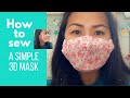 DIY Easy How to sew a 3D Mask Tutorial | Sew Easy