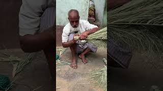 Village in broom making #shorts