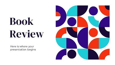 Free Book Review PowerPoint Template & Google Slides Theme by GreatPPT.com