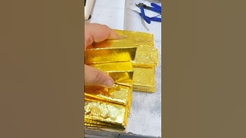 Weighing a Real Gold Bar 🎉 Gold Bar Measurement & Value Test 🎉#Gold refining  #USA  #Gold collectors