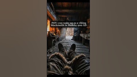 POV: you wake up as a viking blacksmith in Hedeby 900 AD #aiart #history #americanhistory #shorts