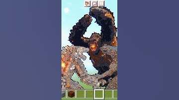 Godzilla VS Kong Pixel Art | Minecraft | #recommended #viral #trending #minecraftshorts