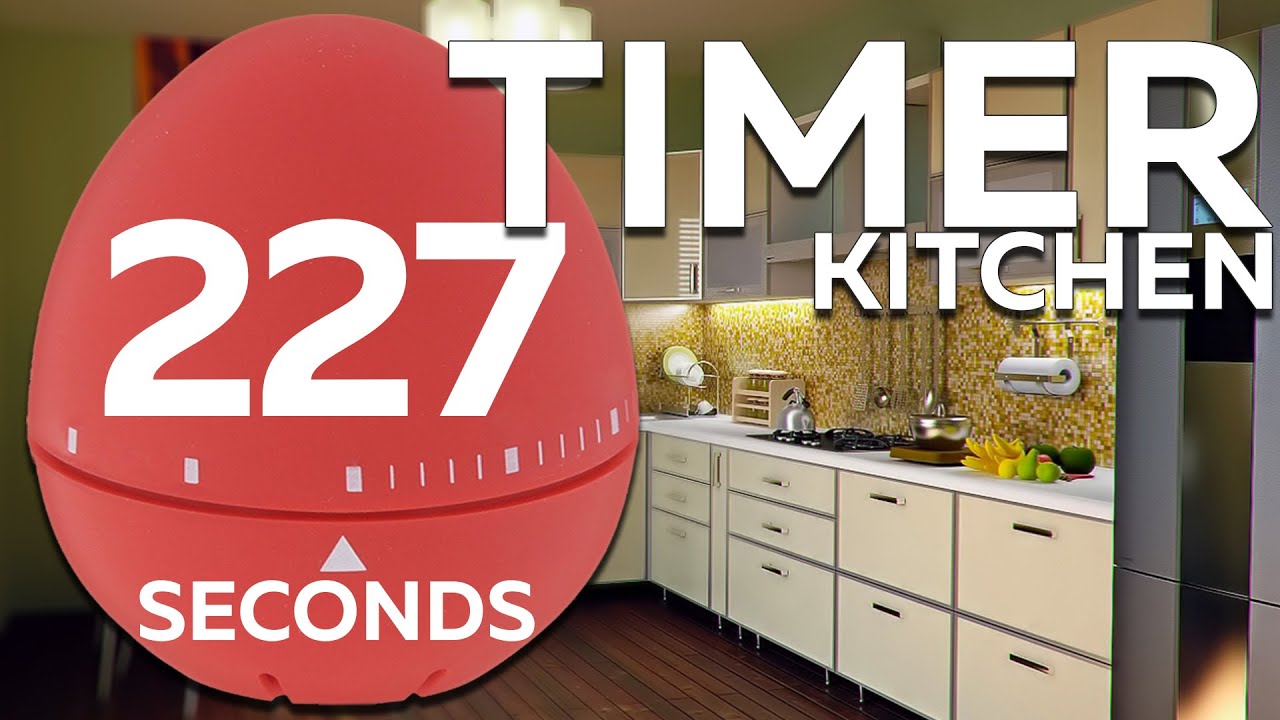 227 seconds Cooking timer | 3min 47sec Egg TIMER