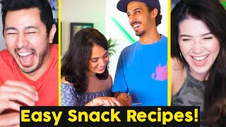 TAN & NAS | Jordindian's Naser Al Azzeh | Easy Snack Recipes | Reaction by Jaby & Alina Smells Great