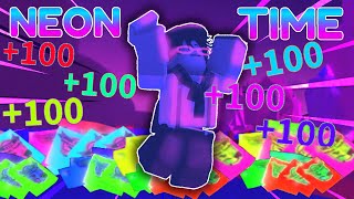 NEON TIME 22K PAYCHECK *NEW SORTING METHOD*... (Roblox  Work at a Pizza Place)