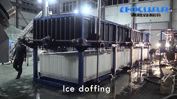 Focusun direct block Ice machine - 20 tons water cooling