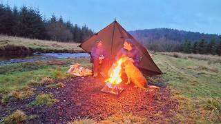 Why Does Food Always Taste Better When Camping? | A Wild Camp and Tarp Setup