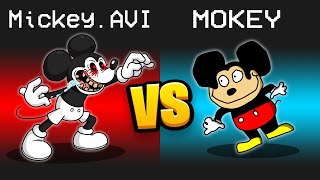 MICKEY.AVI vs. MOKEY Mod in Among Us...