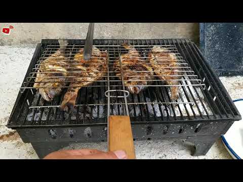 Mangalda Çipura Nasıl Yapılır.How To Make Bream In Barbecue