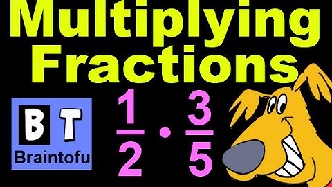 Basic Math Cartoon Lesson - Multiplying Fractions video for kids