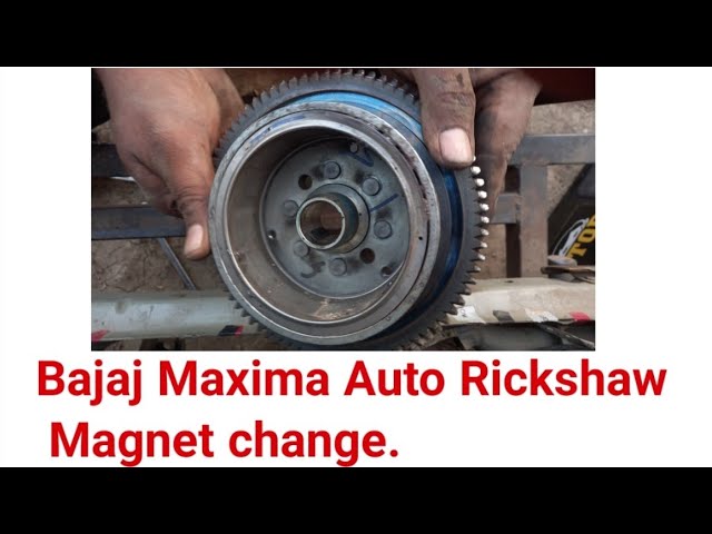 Bajaj Maxima Auto Rickshaw Magnet change. 