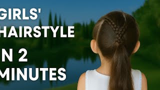 Easy hairstyles in 2 minutes, So beautiful 