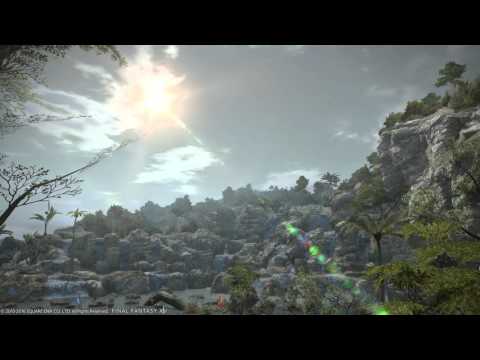 【FF14】ブレイフロクスの野営地でタイムラプス
