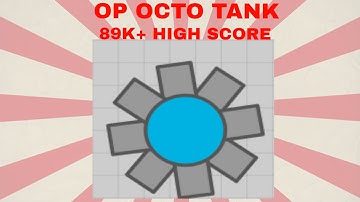 DIEP.IO | CRAZY OCTO TANK GAMEPLAY | 89K+HIGH SCORE!!