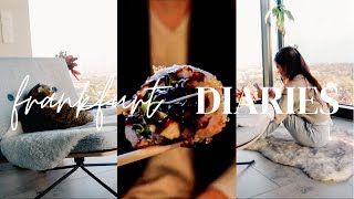[Living in Germany] 🧋tooppy tea space bubble tea, sushi, homemade japchae, home theatre |Weekly Vlog