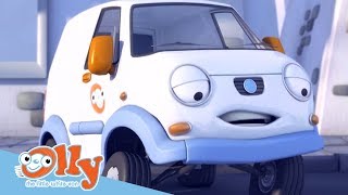 Cars For Kids - A Gap In The Road Transport For Kids Olly The Little White Van