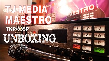 The Best Sounding Karaoke │ TJ Media Maestro TKR-335P Unboxing│Water Snake 101
