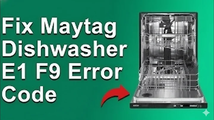 How To Fix Maytag Dishwasher E1 F9 Error Code   Meaning, Causes, & Solutions Troubleshoot Guide