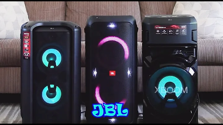 JBL Partybox 300 vs the New LG RN5 and the LG RK7! Links to skip ahead in the description