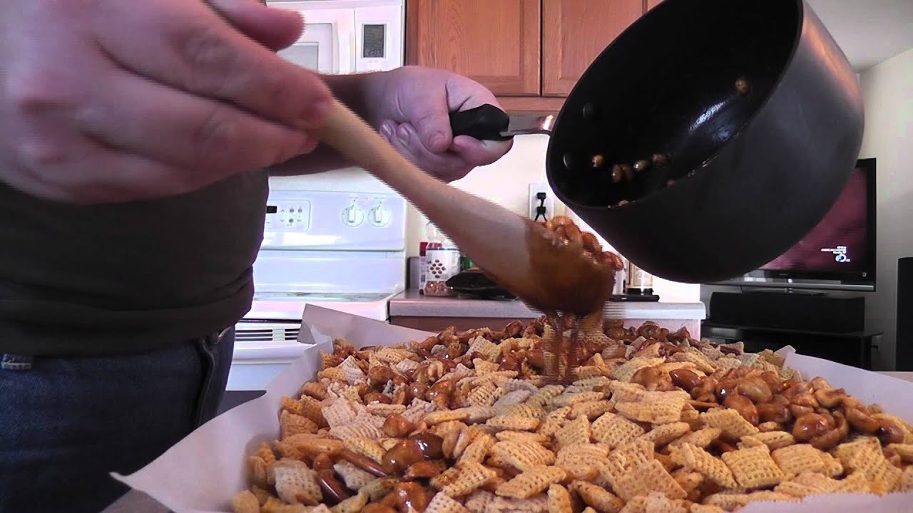 Making Chex Mix YouTube