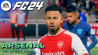EA FC 24 - Arsenal vs. West Ham United | Premier League