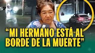 Suboficiales pusieron que sufrió caída en parte policial: Vigilante queda grave tras atropello