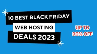 10 Best Black Friday Web Hosting Deals in 2025 {Up To 90% OFF}