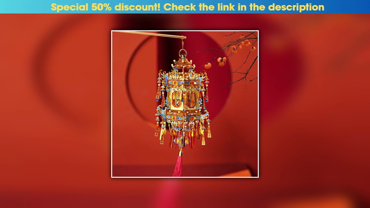 Must Buy DIY 3D Metal Puzzle Palace Lantern Model Building Kits Without Light Assembly Jigsaw Puzzl